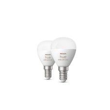 8719514491281 Philips Hue White and Color Ambiance žárovka LED E14 5,1W/470lm 2000-6500K+RGB P45 kapka 2-set