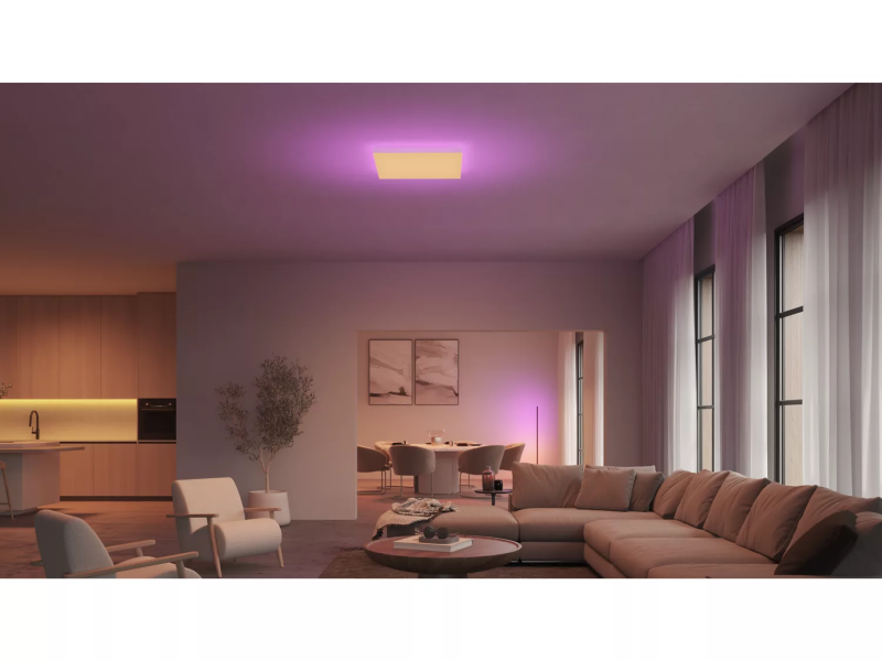 Philips Hue White and color ambiance 8720169277670 Datura Square stropný panel 600x600mm LED 67W/4840lm 2000-6500K+RGB biela