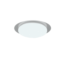 TRIO 680213500 FRODENO stropní svítidlo LED D350mm 12W/1200lm 4000K IP44 bílá, RGB, stmívatelné, dálkový ovladač, starlight efekt