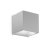Ideal lux 326849 OUTDOOR RUBIK vonkajšie nástenné svietidlo LED 8,5W 700/250lm 3000K IP54 šedá