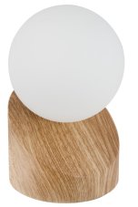 GLOBO 50300146 ALISA dotyková stolná lampička V160mm 1xG9 3W 330/275lm 3000K vzhľad dreva