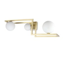 Ideal Lux 284330 ANGOLO stropní svítidlo 3xG9 saténová mosaz