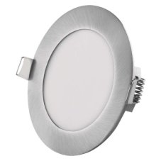 EMOS ZD1223 NEXXO LED stropní zápustné svítidlo 120mm 7W 480lm 3000/3500/4000K stříbrná