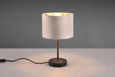 TRIO 519000144 JULIETA stolná lampička 1xE27 V330mm čierna, béžová