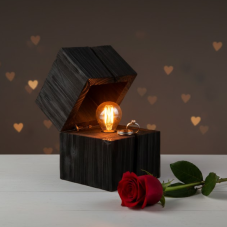 TRIO 514110102 TREASURE stolná lampička V160mm 1xE14 čierna