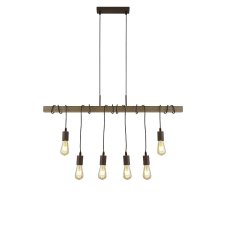 Searchlight 4876-6BR Barn závěsné svítidlo E27 6 x 60W