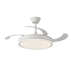 Stropní ventilátor se světlem LED 3000–6500K biela IP20 Rabalux FLUARA 71364