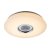 GLOBO 41329-18 NICOLE stmievateľné stropné LED svietidlo 400 mm 6W/1120lm 3000-4000-6000K IP20 biela s diaľkovým ovládaním, starlight efekt, Bluetooth reproduktor