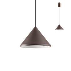 REDO 01-1985 EIKO závesné svietidlo D240mm LED 13W/656lm 3000K hnedá