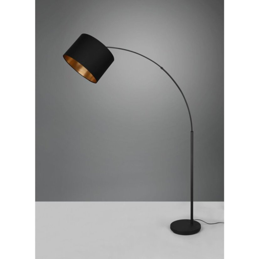 TRIO Reality R40081080 BOLIVIA stojací lampa V1710mm 1xE27 černá matná