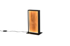 TRIO 555510130 KALEA stolní lampička V303mm SMD LED 10,5W/1150lm 3000K černá, dřevo