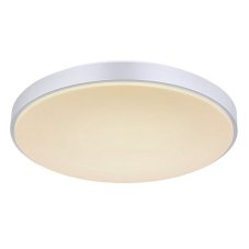 GLOBO 41586-18 SONNY stropné svietidlo LED D410mm 18W/1300lm 2700-6500K biela, strieborná, opál, stmievateľné, diaľkové ovládanie