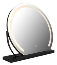 GLOBO 84038 RIVAS zrkadlo s LED osvetlením LED 10W 828/532lm 2700+4000+6500K čierna