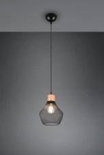 TRIO Reality R31281032 VALERIA závesné svietidlo D180mm 1xE27 čierna matná