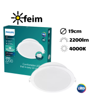 Philips 59469 MESON 175 zápustné svítidlo LED D190mm 20W 2200/1500lm 4000K bílá 8720169230989