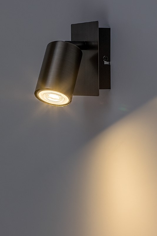 RABALUX 73071 Gerhard nástenné bodové svietidlo/spot 1xGU10 oceľovo šedá