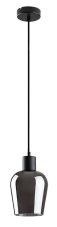 RABALUX 72270 Florian závěsné svítidlo D135mm 1xE27 matná černá, kouřová
