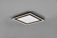 TRIO Reality R67213332 CARUS stropné svietidlo SMD LED 330x330mm 16W/2300lm 8,5W/1300lm 3000K čierna matná, biela