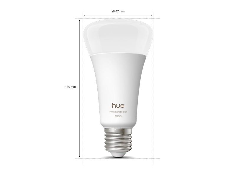 8720169364226 Philips Hue White and color Ambiance LED žiarovka E27 11,8W/1600lm 1000-20000K+RGB biela