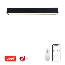 Immax 07074-90 NEO CANTO Smart stropní svítidlo LED 900x150mm 50W/4220lm 3000-6000K, černé, Zigbee 3.0