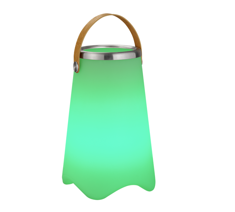 TRIO reality R55086101 JAMAICA Dekoračné svietidlo s bluetooth reproduktorom 245mm LED 1X2W/25lm 3000K IP44 Biela, čierna + diaľkový ovládač