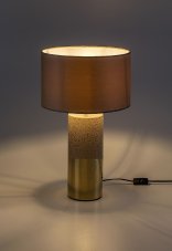 RABALUX 74219 Yelda stolná lampa D330mm 1xE27 hnedá, zlatá