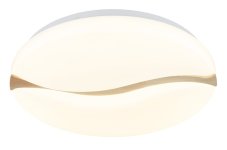 GLOBO 41790-20 LETICIA stropní svítidlo D390mm LED 24W 2790/1850lm 3000+4200+6000K bílá, dřevo