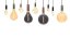 SYLVANIA 0044409 SlyPendant záves D74mm E27 25W meďená