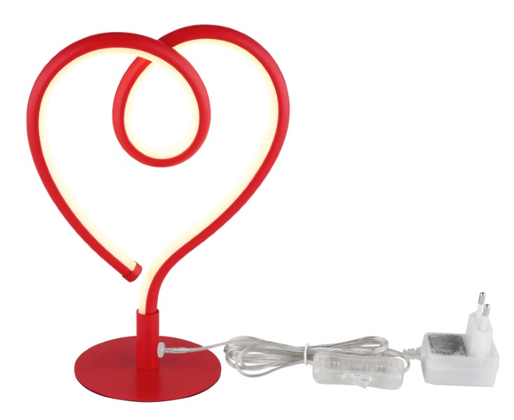 GLOBO 28054R AMORE dekoračné osvetlenie LED 6W 450/250lm 3000K červená