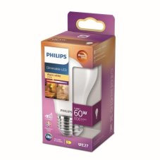 Philips 8719514323858 LED žárovka E27 5,9W/60W 806lm 2200-2700K A60 WarmGlow Dimmable