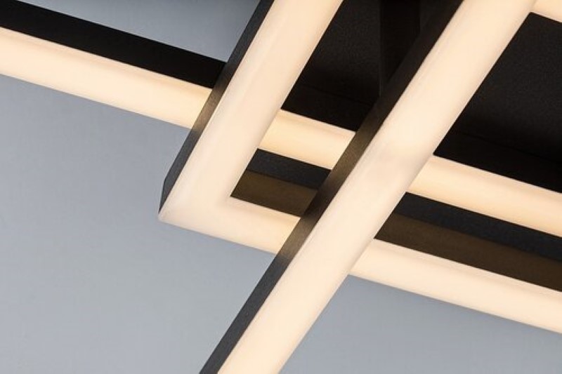 RABALUX 71394 Mereni stropní svítidlo LED 40W/2560lm 3000-6500K černá, bílá, stmívatelné, dálkový ovladač