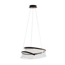 LED závěsné svítidlo 2356 lm 3000K kávová ITALUX Rustin PND-58728-45W-3K