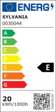 LED žárovka E27 20W 2450lm 2700K A60 SYLVANIA ToLEDo 0030044