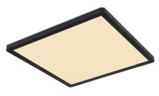 GLOBO 41563-24B SAPANA stropné svietidlo LED 420x420mm 24W/2300lm 3000K IP44 čierna, opál, switchdimmer