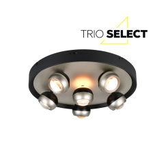 LED stropní svítidlo 50cm 4700 lm 2300+3000+4000K nikl matný 3-krokové stmívání TRIO SELECT ORBIT 644410607