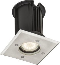 GLOBO 31101 STYLE II venkovní zápustné svítidlo do země 1xGU10 IP67 nerez, průhledná