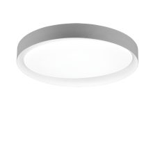 TRIO R62712411 ZETA stropní svítidlo LED D485mm 24W/1920lm 2700-6500K, šedá, bílá, stmívatelné, dálkové ovládaní
