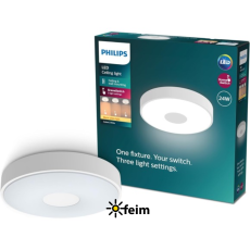 Philips 8720169301252 Coiner stropné svietidlo D389mm LED 24W/2700lm 2700K biela, SceneSwitch