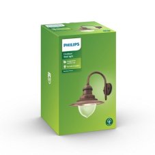 Philips 01652/06/PN Raindrop venkovní nástenné svítidlo 1x27 IP44 bronz