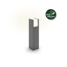 Philips 8720169278066 UltraEfficient Arbour venkovní stojanové svítidlo/zahradní sloupek V400mm LED 3,8W/800lm 2700K IP44 antracit