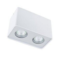 FH31432S-WH ITALUX Harris moderní povrchové bodové svítidlo 2XGU10 50W / LED 4W = 500lm LED GU10 bílé světlo (3000K) IP20