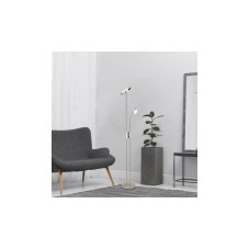 RABALUX 3239 Ophus stojanové svítidlo LED V1800mm 23W/360lm, 4,5W/360lm 3000K saténová chromová, stmívatelné