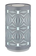 GLOBO 21018G AMIYAH dotyková stolná lampička V140mm LED 1W 40/15lm 6000K+RGBW šedá