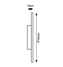 RABALUX 2138 modul SMD LED D165mm 12W/1600lm 4000K průhledná