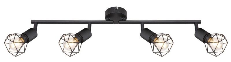 GLOBO 54802S-4 XARA I stropní bodové svítidlo/spot 4xE14 černá