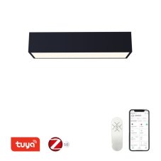 Immax 07074-60 NEO CANTO Smart stropní svítidlo LED 600x150mm 34W/2450lm 3000-6000K, černé Zigbee 3.0