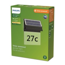 Philips 8720169265462 Outdoor solar Enkara solární nástěnné svítidlo - číslo domu LED 0,2W/17lm 2700K IP44 černá