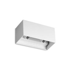 Ideal lux 328652 OUTDOOR ATOM venkovní nástěnné svítidlo LED 25W 2100/1450lm 3000K IP54 bílá