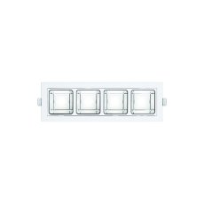 Sylvania 2021692 zápustné svietidlo Optix Recessed 4 Cells 4000K hliník