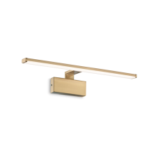 IdealLux 224954 ALMA AP nástenné LED svietidlo k zrkadlu 12W 820lm 3000K IP20 matná mosadz
